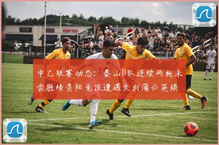 中乙联赛动态：泰山B队连续两轮未尝胜绩贵阳竞技遭遇失利蒲公英顽强战平